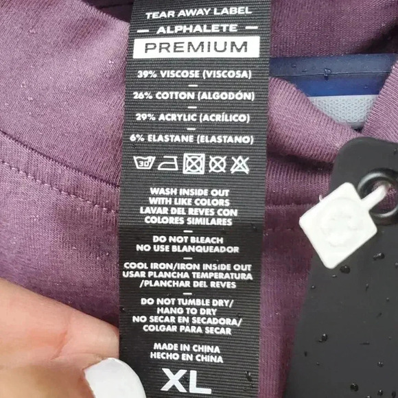 Alphalete Burgundy Men Tank Top Size XL - Picture 2 of 4